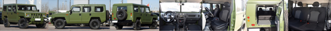 4 Wheel Drive Diesel City SUV Car 4wd Military Jeep للتجميع المحلي 0