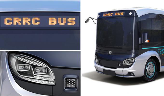 حافلة كهربائية عالية الكفاءة وتوفير الطاقة TEG6530BEV 5.3 متر حافلة المدينة 1